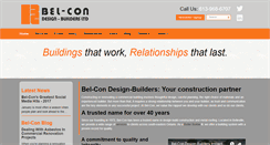 Desktop Screenshot of bel-con.com